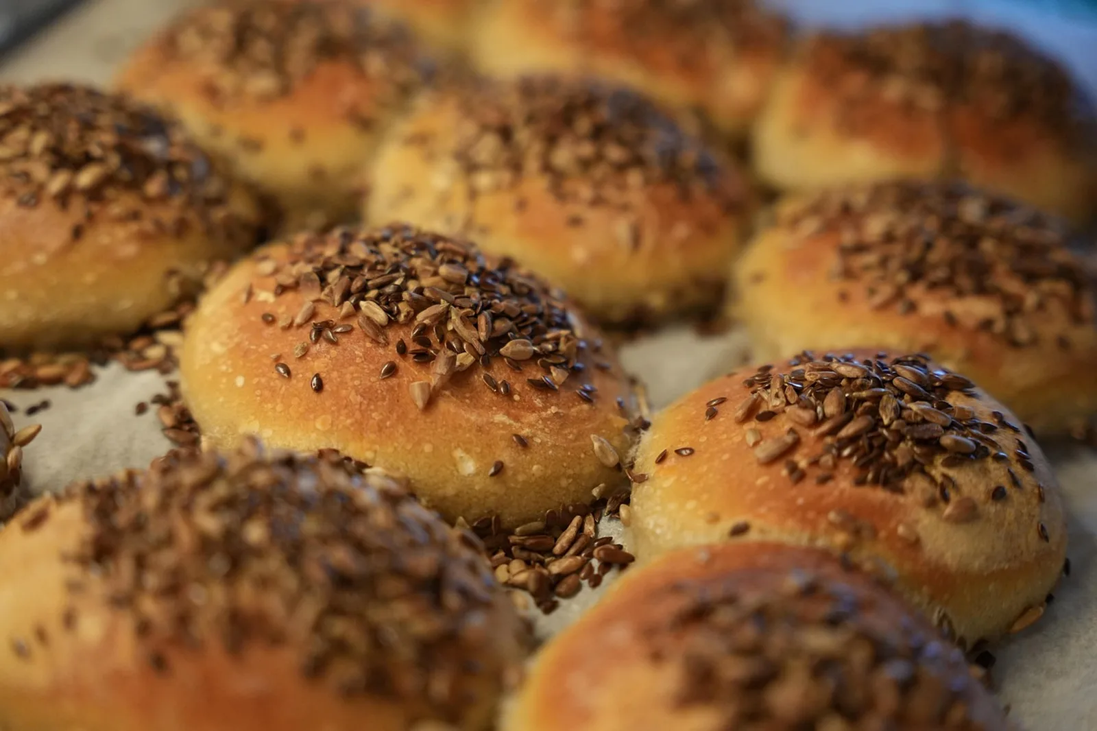 Vollkornbrot mit Samen